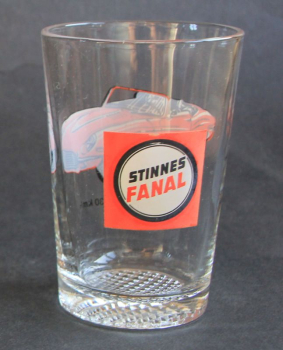 Fanal Stinnes Jaguar E Type Drinkingglas 1971 (10187)